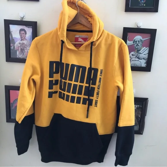 Puma yellow sweatshirt (M-L) - Picture 2 of 5